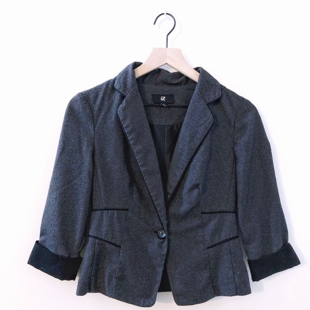 Iz Byer Gray Blazer
